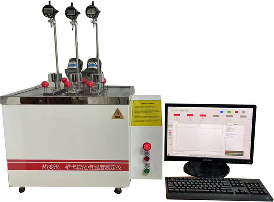 10N Hdt Vst Machine Heat Deflection Temperature Plastic Computer Controlled