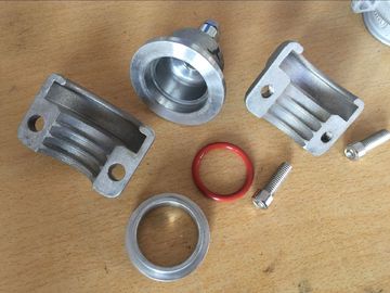Half Round Pot Shape φ32mm Metal End Caps For Pipe Casting High Precision