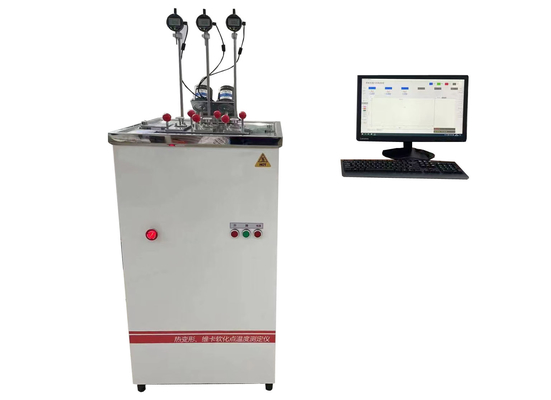 Máy kiểm tra Vicat Iso 75 Astm D 648 Hdt trong biến dạng nhiệt