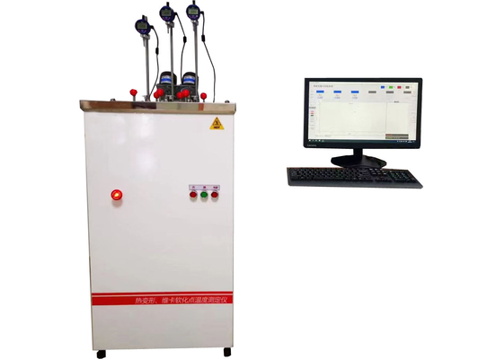 Máy thử nghiệm HDT Vicat tự động để thử nghiệm nhiệt độ biến dạng