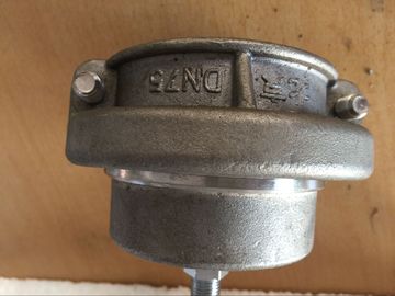 Mental 75mm Pvc nhựa ống End Caps nửa vòng Pot Shape Nickle bề mặt lớp phủ