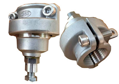 Các nắp cuối ống nhựa màu trắng bạc cho các ứng dụng thử nghiệm áp suất thủy tĩnh ống Φ32mm