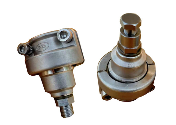 Φ 25mm Khóa đầu cho ống nhựa Máy thử áp suất thủy tĩnh với vòng niêm phong O-ring