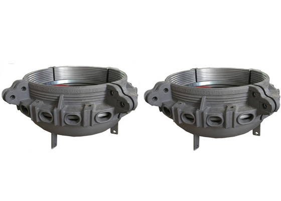 150KG bạc màu trắng ống nhựa đầu nắp φ395 * 12mm