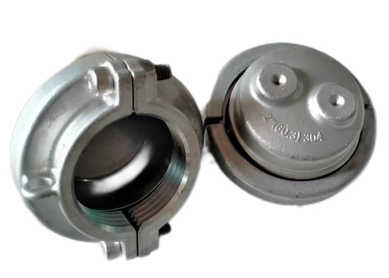 2 inch 60,3mm thép không gỉ đầu nắp cho PVC PP ống áp suất thủy tĩnh