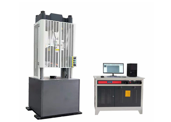 Máy kiểm tra phổ quát máy tính vi tính điều khiển điện thủy lực servo-hydraulic cho thép để tiền căng bê tông