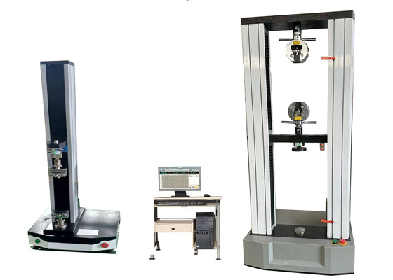 Máy thử nghiệm phổ quát điện 10KN với độ phân giải dịch chuyển đường kính ngang 0,001mm cho thử nghiệm và kiểm soát vật liệu