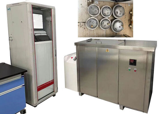 Máy kiểm tra áp suất thủy tĩnh ống nhựa ISO 1167 có nắp bịt kín để kiểm tra độ bền vỡ và thủy tĩnh của đường ống