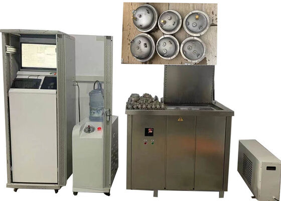 Máy kiểm tra áp suất thủy tĩnh ống nhựa ISO 1167, Máy kiểm tra đa kênh điều khiển bằng máy tính bảng công nghiệp để kiểm tra thủy tĩnh và nổ